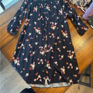 J. Jill Black Pleated Tunic